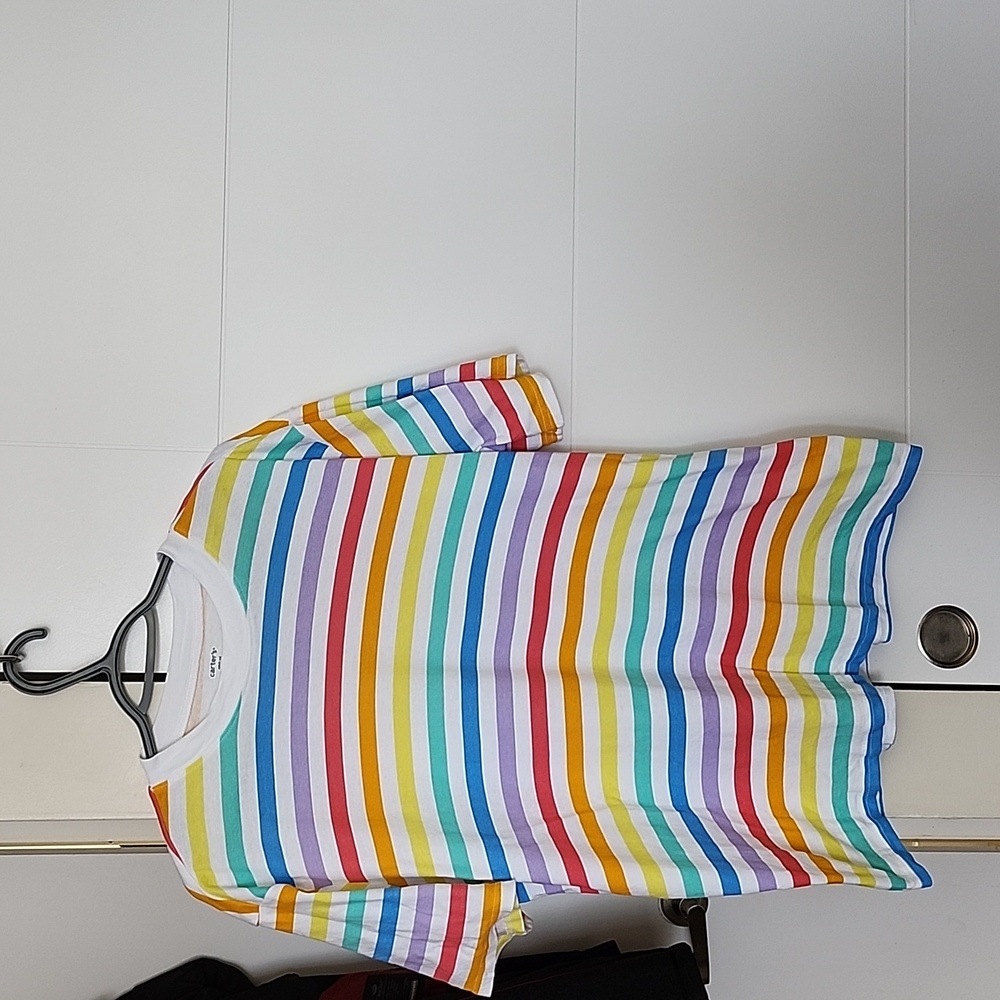 Carter's Size XXL Rainbow Striped Shirt